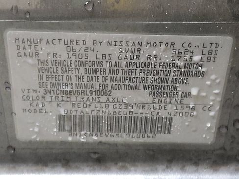 Used 2024 Nissan Versa SV FWD image 33