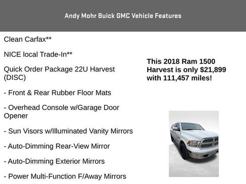 Used 2018 RAM 1500 SLT image 4