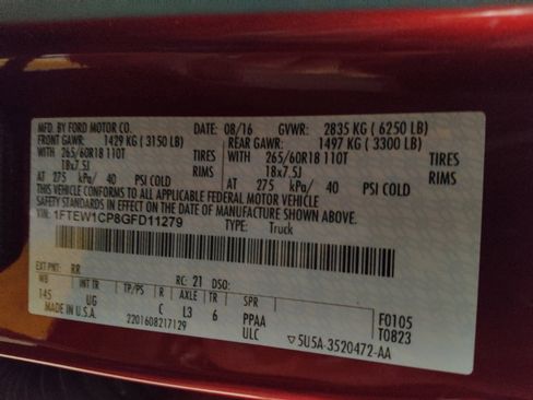 Used 2016 Ford F150 XLT w/ Equipment Group 301A Mid image 33