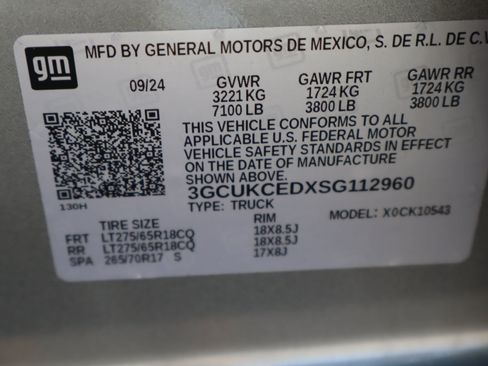 Used 2025 Chevrolet Silverado 1500 Custom Trail Boss AWD/4WD image 35