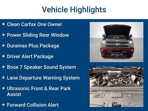 Used 2016 Chevrolet Silverado 3500 High Country w/ Duramax Plus Package AWD/4WD image 3
