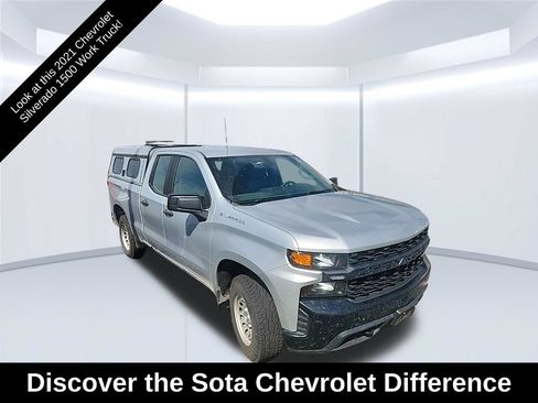 Used 2021 Chevrolet Silverado 1500 W/T w/ WT Fleet Convenience Package AWD/4WD image 1