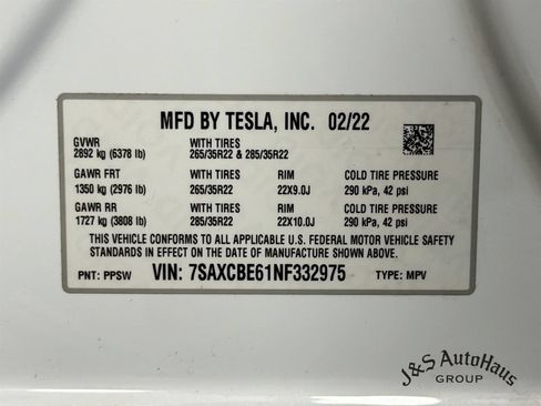 Used 2022 Tesla Model X Plaid AWD/4WD image 41
