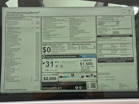 New 2026 BMW 330i Sedan w/ Convenience Package image 32