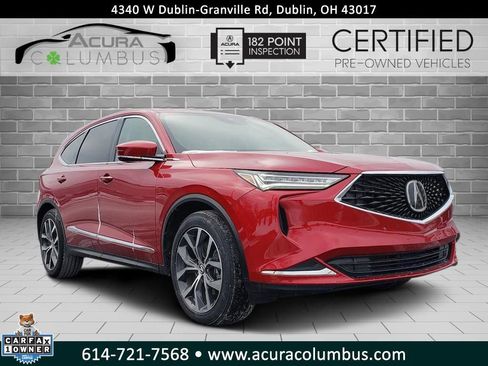 Certified 2023 Acura MDX SH-AWD w/ Technology Package image 1