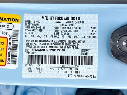 Used 2023 Ford Bronco Sport Heritage w/ Heritage Convenience Package image 38