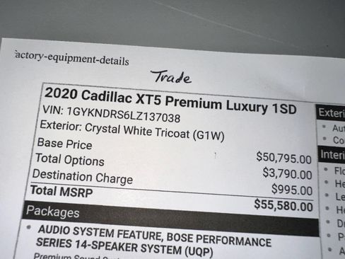 Used 2020 Cadillac XT5 Premium Luxury AWD/4WD image 32