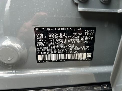 New 2026 Honda HR-V Sport image 18