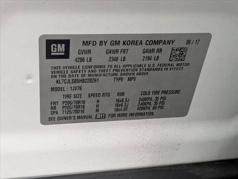Used 2017 Chevrolet Trax LT w/ LT Convenience Package FWD image 23