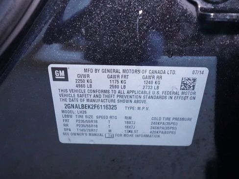 Used 2015 Chevrolet Equinox LT FWD image 41