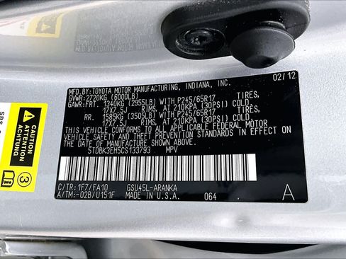 Used 2012 Toyota Highlander 4WD w/ Tech Pkg image 33