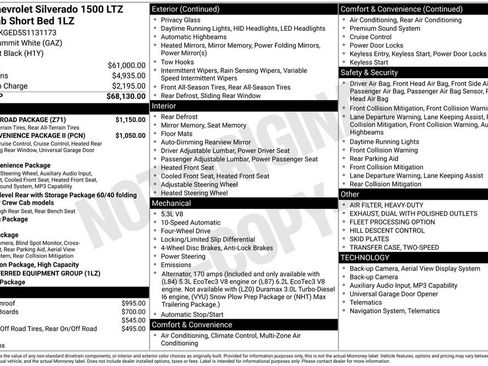 Used 2025 Chevrolet Silverado 1500 LTZ w/ Z71 Off-Road Package AWD/4WD image 13