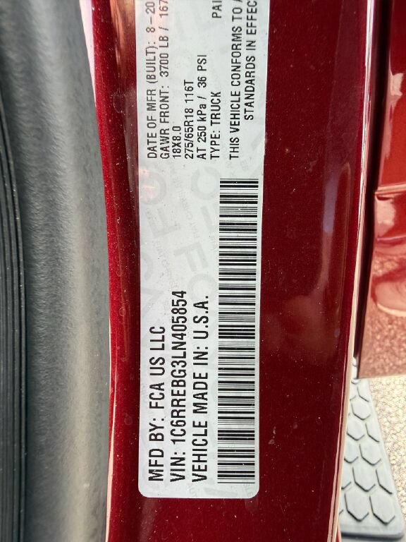 Used 2020 RAM 1500 Big Horn RWD image 33