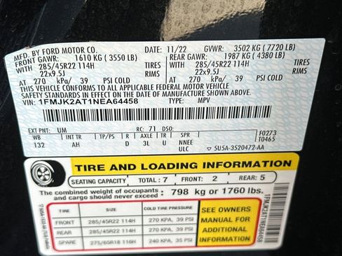 Used 2022 Ford Expedition Max Limited image 30