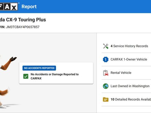 Used 2023 MAZDA CX-9 Touring Plus AWD/4WD image 4