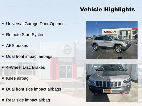 Used 2019 Jeep Cherokee Trailhawk w/ Comfort/Convenience Group AWD/4WD image 9