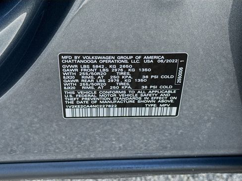 Used 2022 Volkswagen Atlas Cross Sport SE image 39