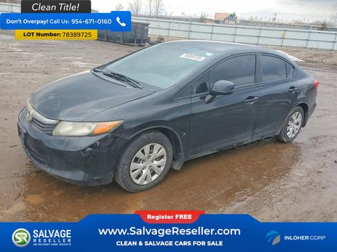 Used 2012 Honda Civic LX image 1
