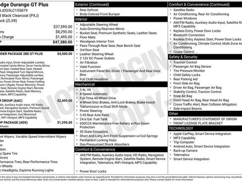 Used 2020 Dodge Durango GT AWD/4WD image 33