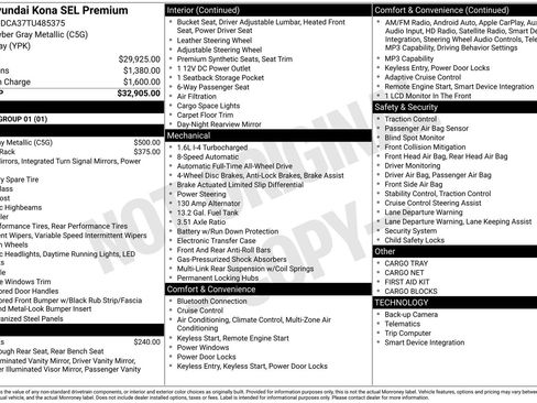 New 2026 Hyundai Kona SEL Premium AWD/4WD image 28