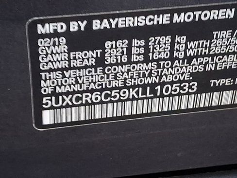 Used 2019 BMW X5 xDrive40i w/ Luxury Seating Package image 28