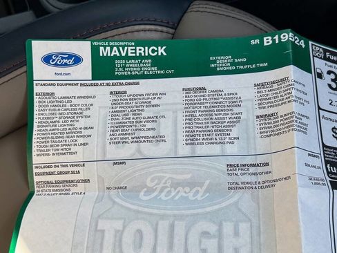 Used 2025 Ford Maverick Lariat AWD/4WD image 37
