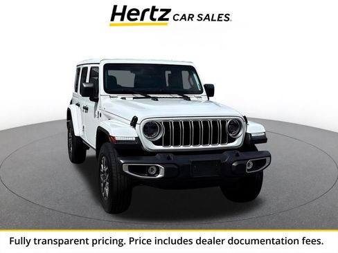 Used 2025 Jeep Wrangler Unlimited Sahara AWD/4WD image 1