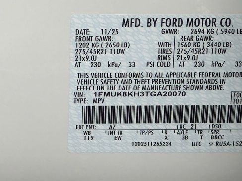 New 2026 Ford Explorer ST-Line w/ ST-Line Street Pack image 41