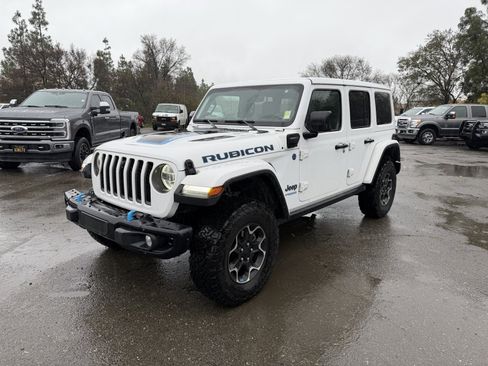 Used 2021 Jeep Wrangler Unlimited Rubicon 4xe w/ Steel Bumper Group image 1