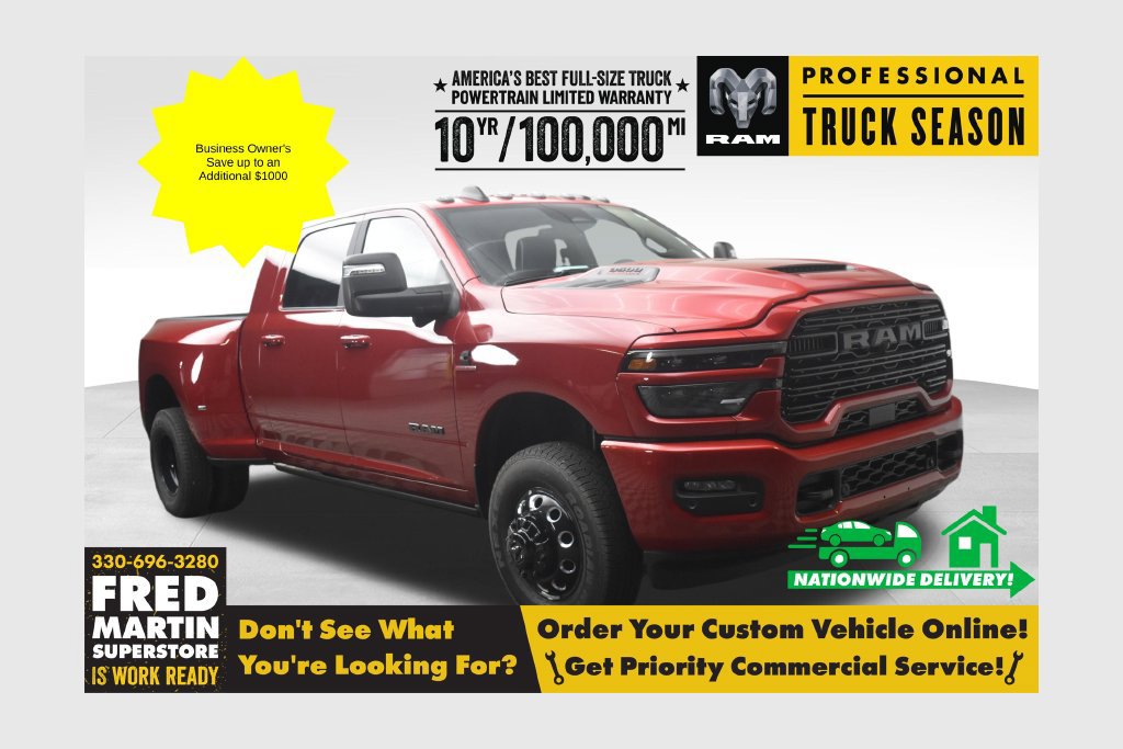 New 2026 RAM 3500 Laramie AWD/4WD 360° Tour