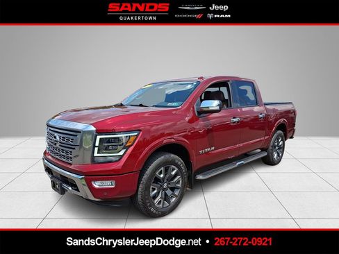 Used 2021 Nissan Titan Platinum Reserve w/ Moonroof Package AWD/4WD image 1