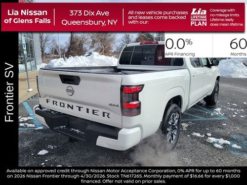 New 2026 Nissan Frontier SV w/ SV Convenience Package AWD/4WD image 3