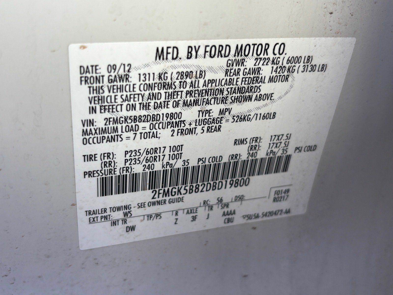 Used 2013 Ford Flex SE FWD image 10