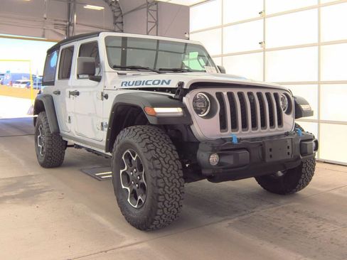 Used 2023 Jeep Wrangler Unlimited Rubicon 4xe w/ Steel Bumper Group image 3