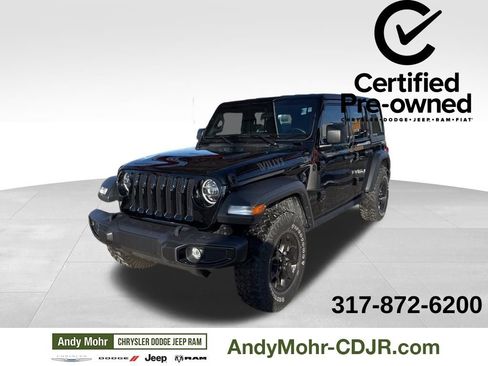 Certified 2021 Jeep Wrangler Unlimited Sport image 3
