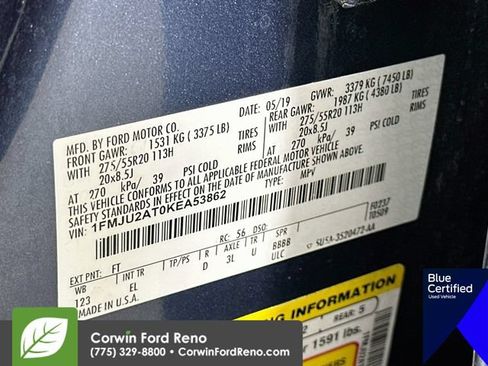 Used 2019 Ford Expedition Limited w/ Equipment Group 301A AWD/4WD image 39