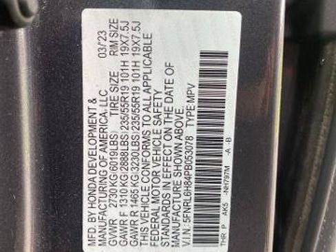 Used 2023 Honda Odyssey Touring image 16