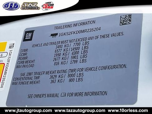 Used 2021 GMC Yukon XL SLE w/ Gmc Pro Safety Plus Package AWD/4WD image 20