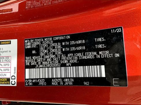 Certified 2024 Lexus NX 350h AWD w/ Package Accessory (P3) image 37