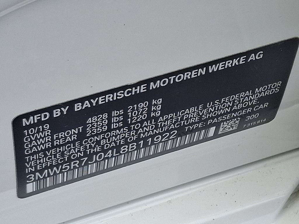 Used 2020 BMW 330i xDrive Sedan w/ Premium Package AWD/4WD image 28