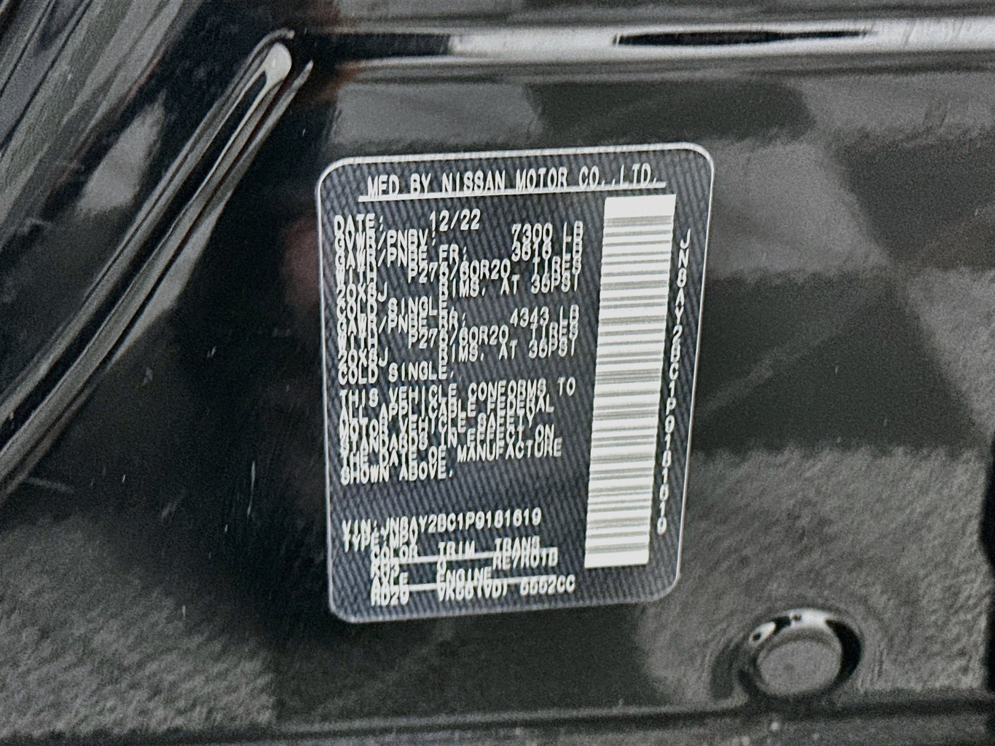 Used 2023 Nissan Armada SL RWD image 12