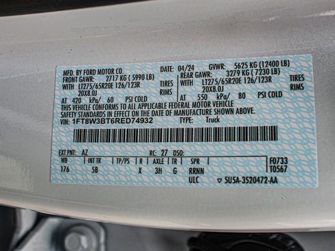 Used 2024 Ford F350 Lariat w/ Lariat Ultimate Package image 36