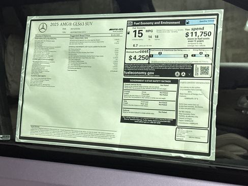 New 2025 Mercedes-Benz GLS 63 AMG 4MATIC image 31