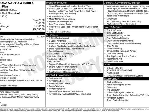 New 2026 MAZDA CX-70 3.3 Turbo S w/ Premium Plus image 36