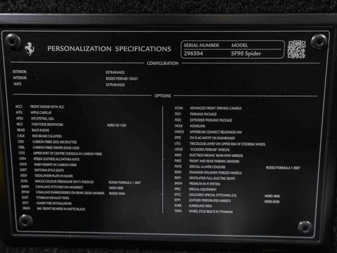 Certified 2023 Ferrari SF90 Spider image 50