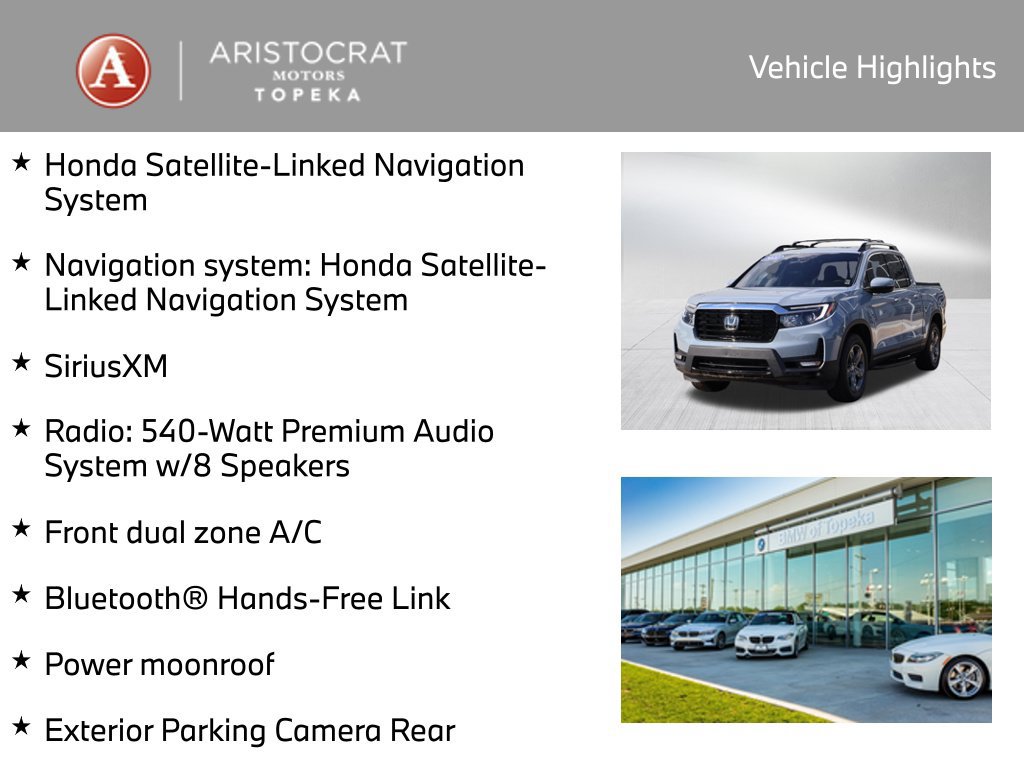 Used 2022 Honda Ridgeline RTL-E image 2