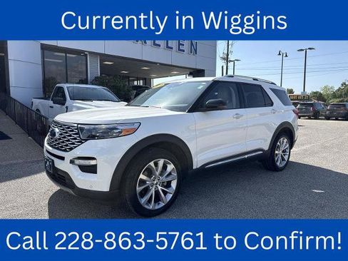 Certified 2022 Ford Explorer Platinum w/ Equipment Group 601A AWD/4WD image 1