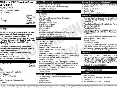 New 2026 GMC Sierra 1500 Elevation image 6