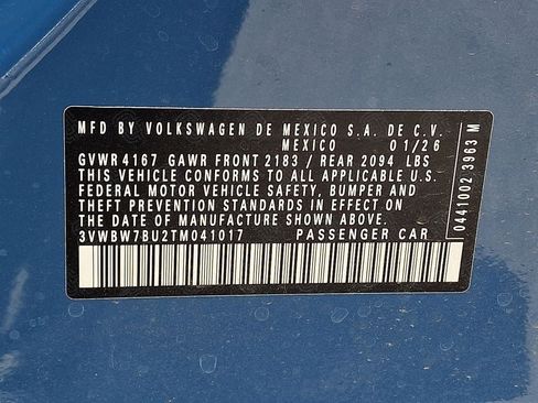 New 2026 Volkswagen Jetta S FWD image 17