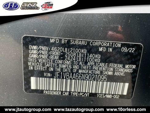 Used 2022 Subaru WRX AWD/4WD image 20